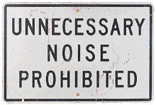 unnecessary noise